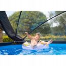 Basen ogrodowy stelażowy duzy z filtrem i kopułą w zestawie z drabinką exit toys