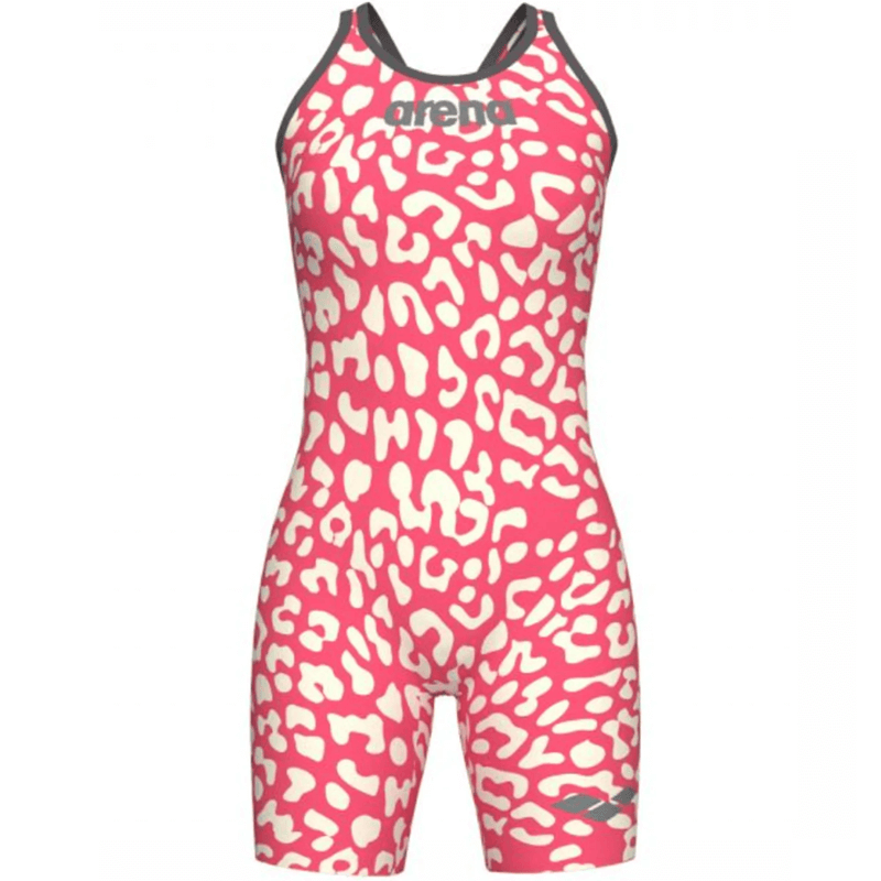 Arena Carbon Air2 strój startowy kneeskin Leopard Geranium OB edycja limitowana
