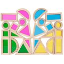 Tęczowe klocki sensoryczne dla dzieci