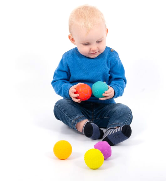 Piłki sensoryczne Texture