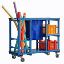 WÓZEK NA SPRZĘT BASENOWY 150 X 58,5 X 125 CM