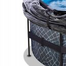 Exit Stone basen ogrodowy 488x122 cm z filtrem i kopułą