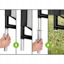 Exit bramka do piłki nożnej z otworami