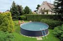 Kompletny basen ogrodowy stalowy 5,5x1,2 m grafit