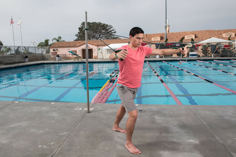 guma oporowa do treningu z uchwytami mocna 