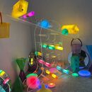 Klocki sensoryczne budowlane świecące