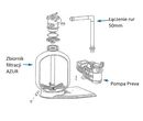 Zestaw filtracyjny AZUR z pompą PREVA